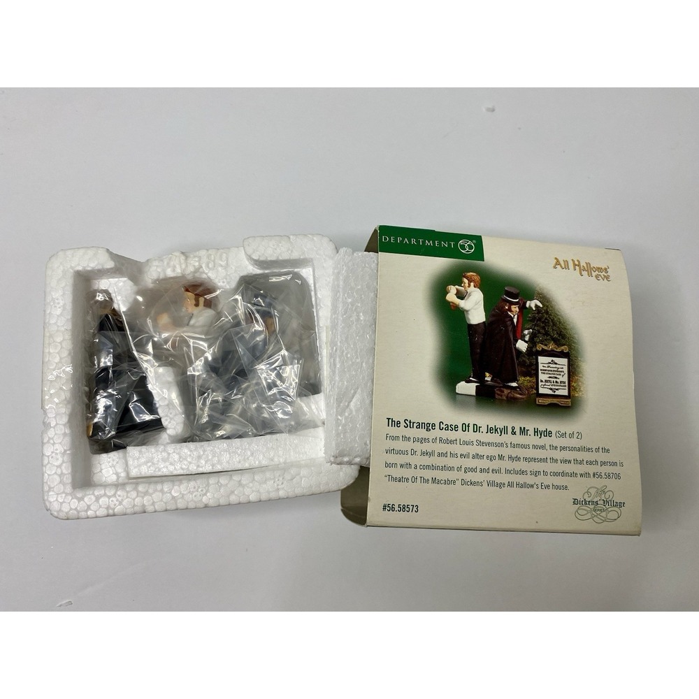 Dept 56 The Strange Case Of Dr. Jekyll‎ & Mr Hyde All Hallows Eve Halloween #2